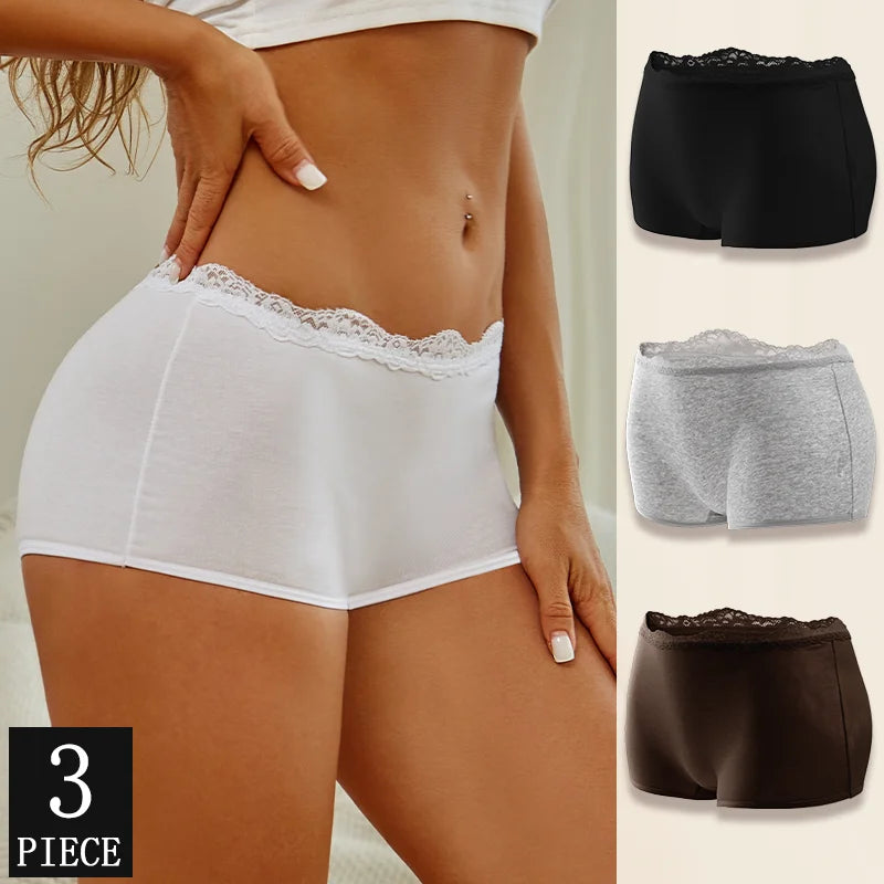 3Pcs Calcinha cueca