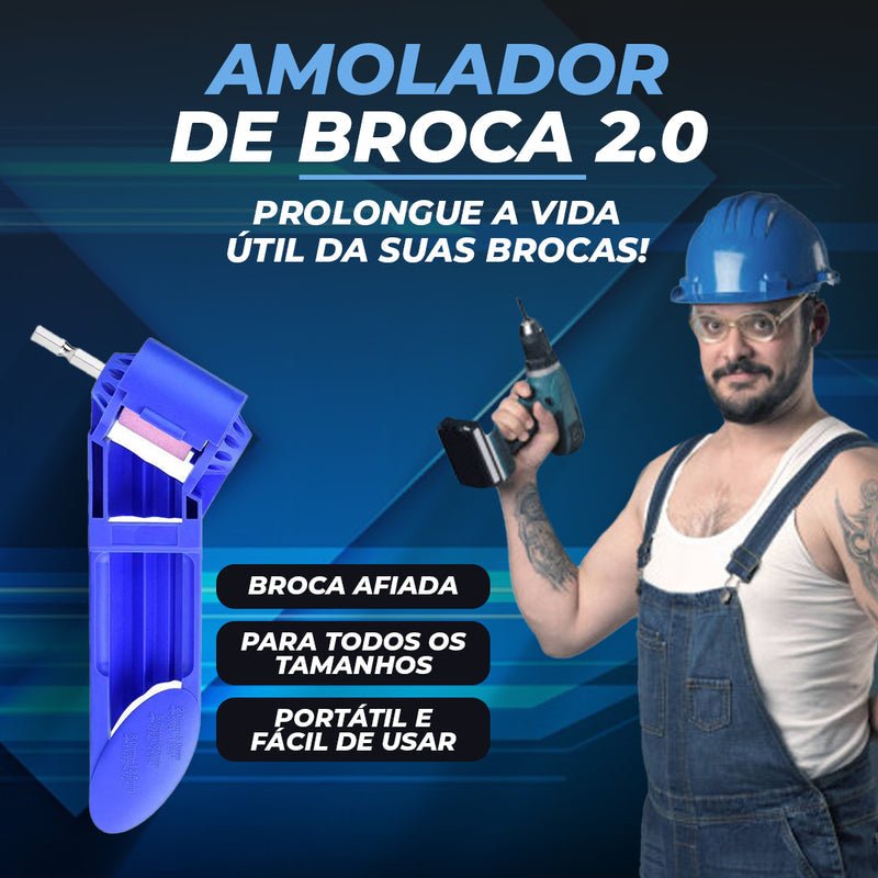 Amolador de Broca 2.0 - Afiador para amolar Brocas