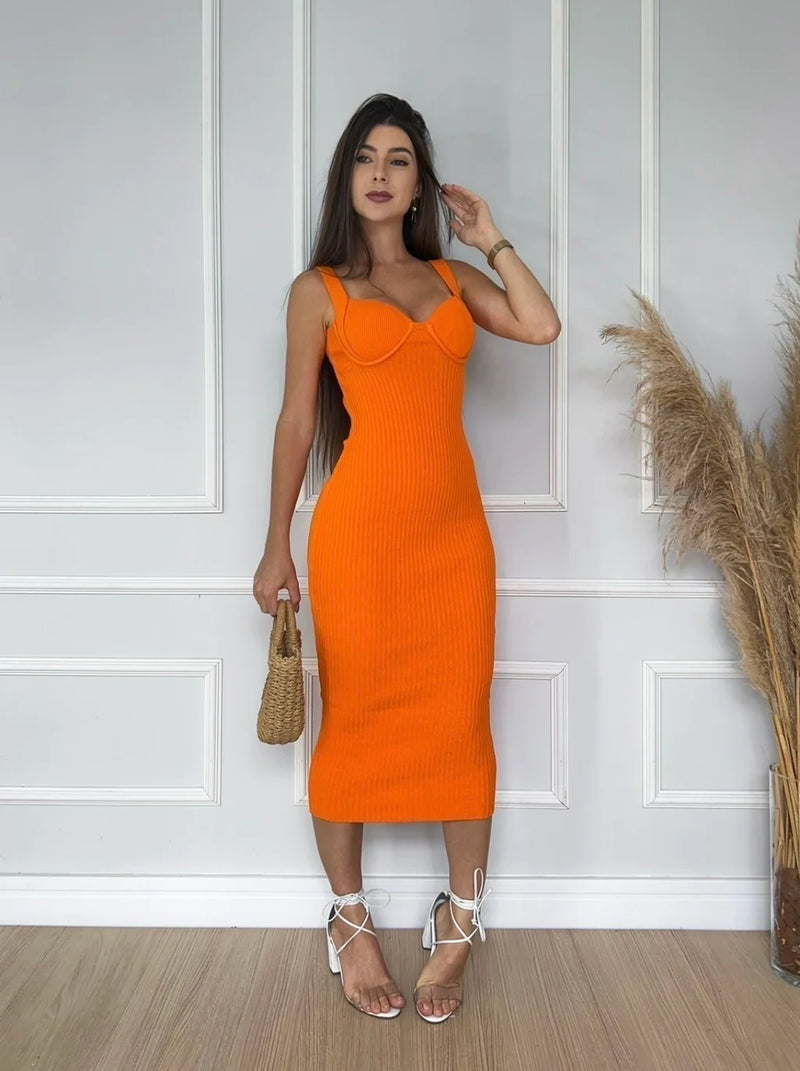 Vestido Tricot Marília Linda