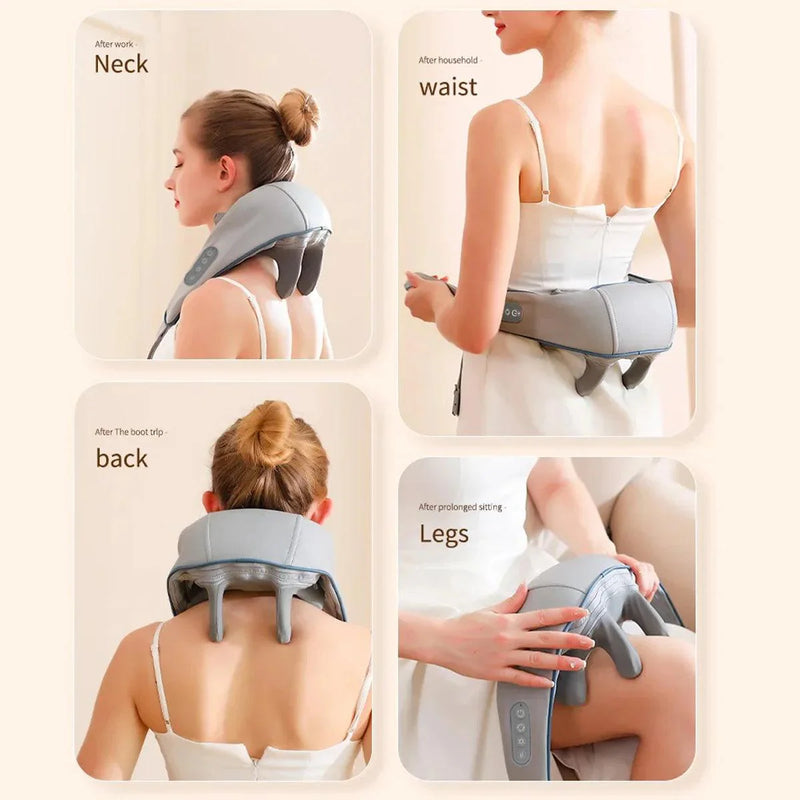 Massageador Shiatsu Ultra - Relaxamento e Alívio de Dores